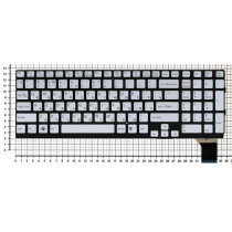 Клавиатура для ноутбука Sony VPC-SE VPCSE серебристая