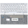 Клавиатура для ноутбука MSI U160 L1350 U135 белая рамка