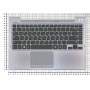 Клавиатура для ноутбука Samsung 535U4C NP535U4C 535U4C-S02  кнопки черные, панель серая