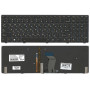 Клавиатура для ноутбука Lenovo IdeaPad Y580 черная с черной рамкой с подсветкой