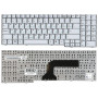 Клавиатура для ноутбука Asus M50 M70 X70 X71 G50 серебристая