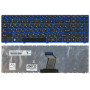 Клавиатура для ноутбука IBM Lenovo IdeaPad B570 B580 V570 Z570 Z575 B590 черная с синей рамкой