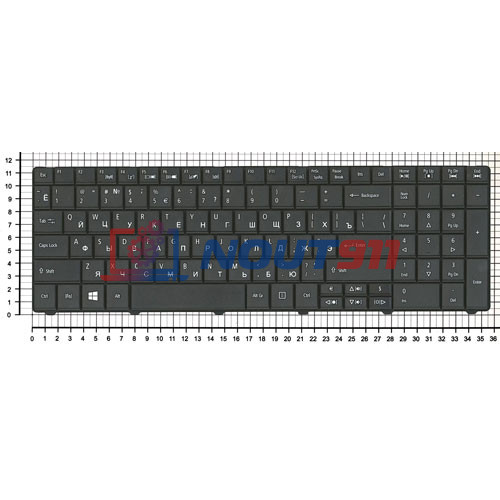 Клавиатура для ноутбука Acer Aspire E1-571 черная