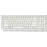Клавиатура для ноутбука HP G6-2000 белая с белой рамкой