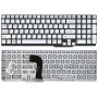 Клавиатура для ноутбука Sony VAIO SVS15 серебристая с подсветкой