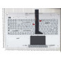 Клавиатура для ноутбука ASUS X501A черная топ-панель белая