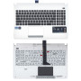 Клавиатура для ноутбука ASUS X501A черная топ-панель белая