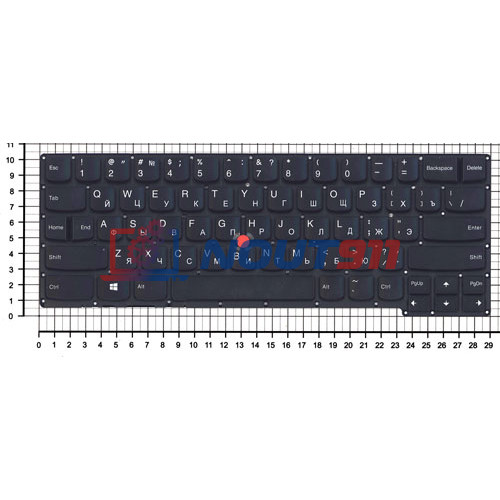 Клавиатура для ноутбука Lenovo ThinkPad Edge E445 черная