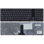 Клавиатура для ноутбука Asus K93 черная с черной рамкой