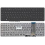 Клавиатура для ноутбука HP ENVY 15-j000 черная без рамки, плоский Enter