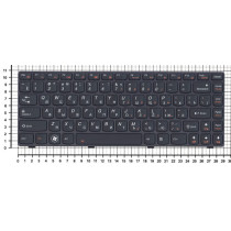 Клавиатура для ноутбука Lenovo Y480 черная с подсветкой