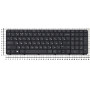 Клавиатура для ноутбука HP Pavilion 17 17-E черная с рамкой
