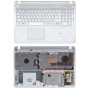 Клавиатура для ноутбука Sony FIT 15 SVF15 белая топ-панель