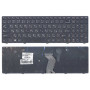 Клавиатура для ноутбука Lenovo G500 G700 черная с черной рамкой