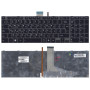 Клавиатура для ноутбука Toshiba Satellite p870 p870d p875 p875d черная с подсветкой рамка серая