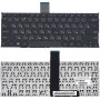 Клавиатура для ноутбука ASUS F200CA F200LA F200MA черная, без рамки, плоский Enter