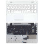 Клавиатура для ноутбука Samsung 370R4E 370R4E-S01 370R5E 15.6" белая топ-панель