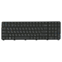 Клавиатура для ноутбука HP Pavilion dv7-7000 черная с подсветкой с серой рамкой