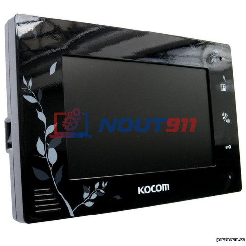 Видеодомофон Kocom KCV-A374LE (чёрный) Digital