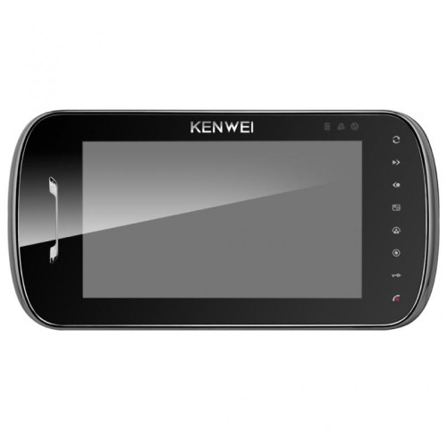 Видеодомофон Kenwei KW-E703FC-M200 черный  с детекцией движения