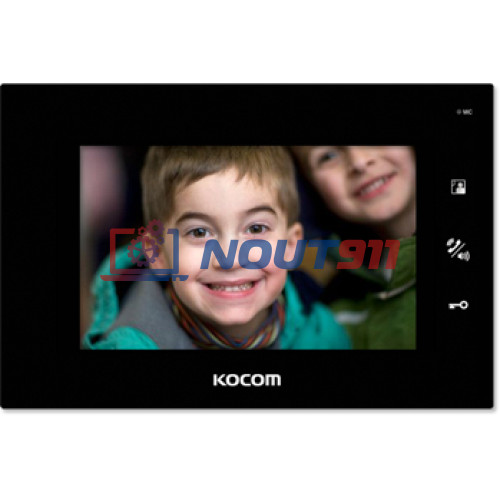 Видеодомофон Kocom KCV-A374 (чёрный) Vizit
