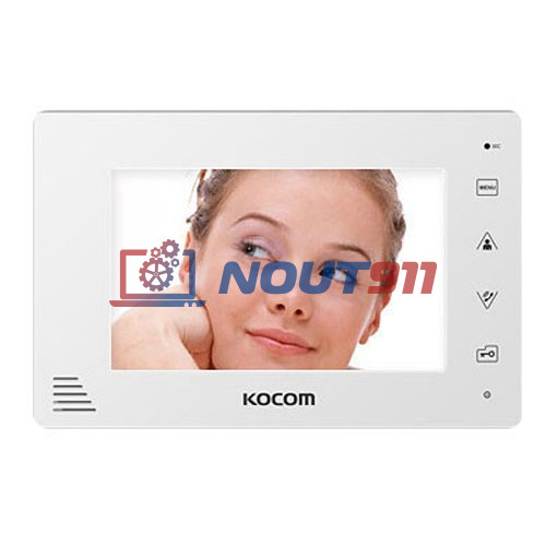 Видеодомофон Kocom KCV-A374SD (белый) XL-12V версия
