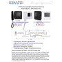 Видеодомофон Kenwei KW-E400FC черный