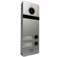 Вызывная панель домофона САТРО-DP-02-HD110-S (серебро панель 110гр 800твл)