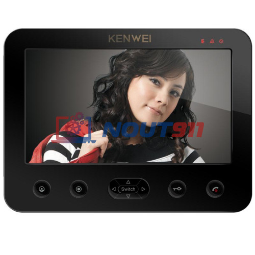 Видеодомофон Kenwei KW-E706C-W200 черный