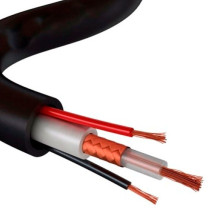 Кабель для HD камер видеонаблюдения САТРО КВК 2П 2х0.75 М внешний