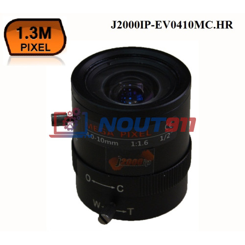 Объектив для камеры видеонаблюдения J2000IP-EV0410MC.HR