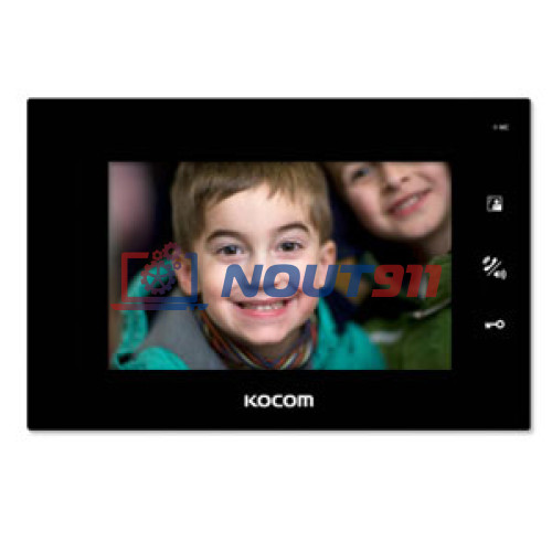 Видеодомофон Kocom KCV-A374 (чёрный) Digital