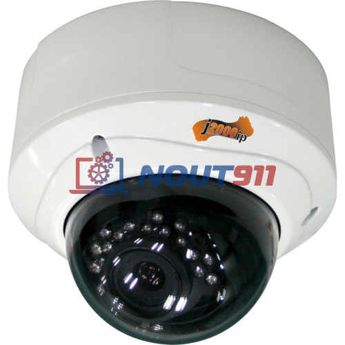 Купольная IP Камера видеонаблюдения J2000IP-DWV121-Ir1-PDN
