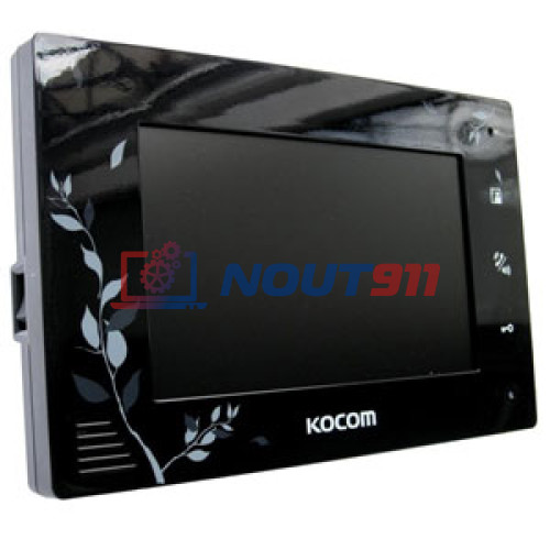 Видеодомофон Kocom KCV-A374SD LE-4 (чёрный)