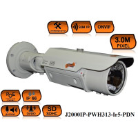 Цилиндрическая IP Камера видеонаблюдения J2000IP-PWH313-Ir5-PDN