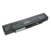 Аккумулятор (Батарея) для ноутбука Sony Vaio VGN-CR, AR, NR (VGP-BPS9) 4400-5200mAh REPLACEMENT черная