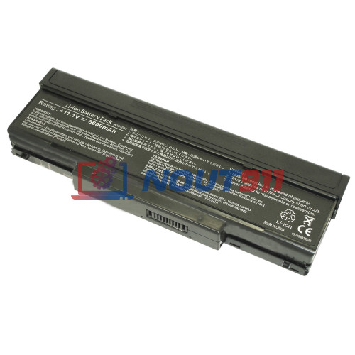 Аккумулятор (Батарея) для ноутбука Asus A95VM, A9Rp, A9T 7800mAh A33-Z97 черная