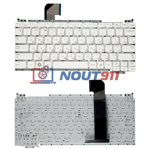 Клавиатура для ноутбука Samsung NF210 NP-NF210 белая