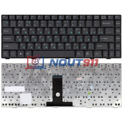 Клавиатура для ноутбука Asus F80 X82 X85 X88 F81 F81S F83SE черная
