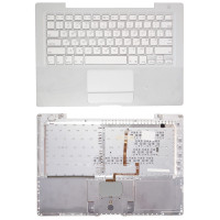 Клавиатура для ноутбука MacBook A1181 965 945 топ-панель белая 13,3"