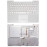 Клавиатура для ноутбука MacBook A1181 965 945 топ-панель белая 13,3"