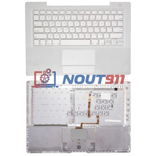 Клавиатура для ноутбука MacBook A1181 965 945 топ-панель белая 13,3"