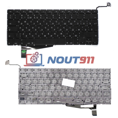Клавиатура для ноутбука Apple A1286 без SD (Late 2008) большой ENTER