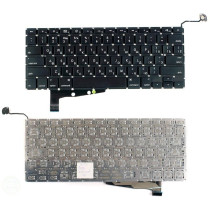 Клавиатура для ноутбука Apple A1286 без SD (Late 2008) плоский ENTER