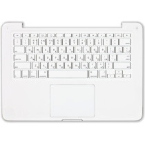 Клавиатура для ноутбука MacBook A1342 топ-панель белая 13,3"