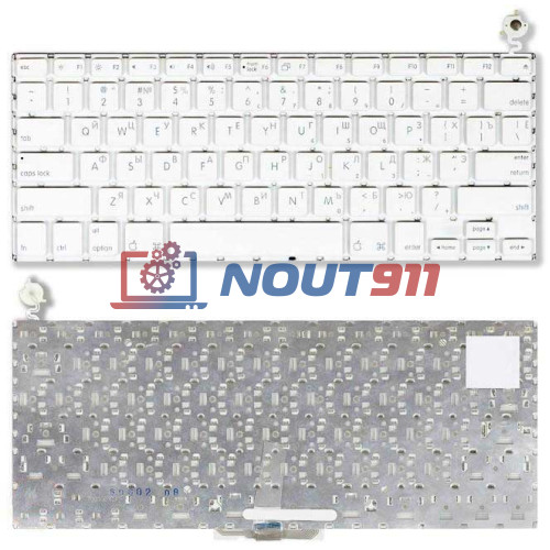 Клавиатура для ноутбука Macbook 13.3" Intel белая