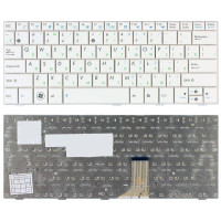 Клавиатура для ноутбука Asus EEE PC 1005HA 1008HA 1001HA 1001px белая
