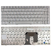 Клавиатура для ноутбука Asus U3 F9 F6 F6A F6E F6H F6S F6V F6Ve серебристая