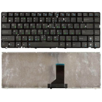 Клавиатура для ноутбука Asus UL30 K42 K43 X42 U41 черная с черной рамкой
