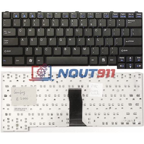 Клавиатура для ноутбука HP Compaq B2000 черная